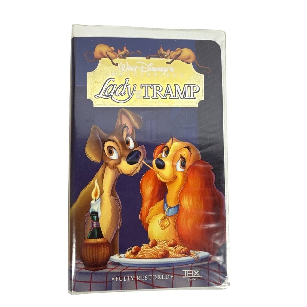 Lady And The Tramp VHS 1998 Fully Restored Walt Disney Classic Family Animation